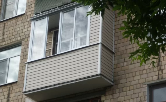 Наружная отделка балкона