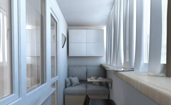 Навесные шкафы на балкон