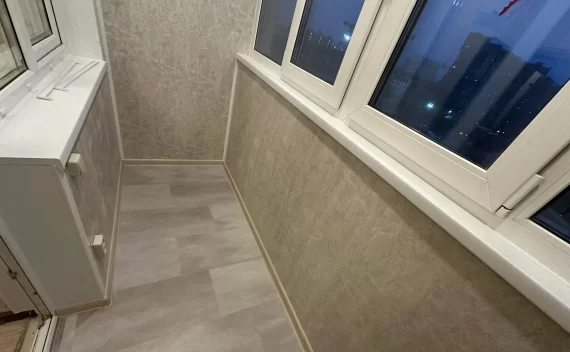 Отделка панелями ПВХ мрамор IDEAL